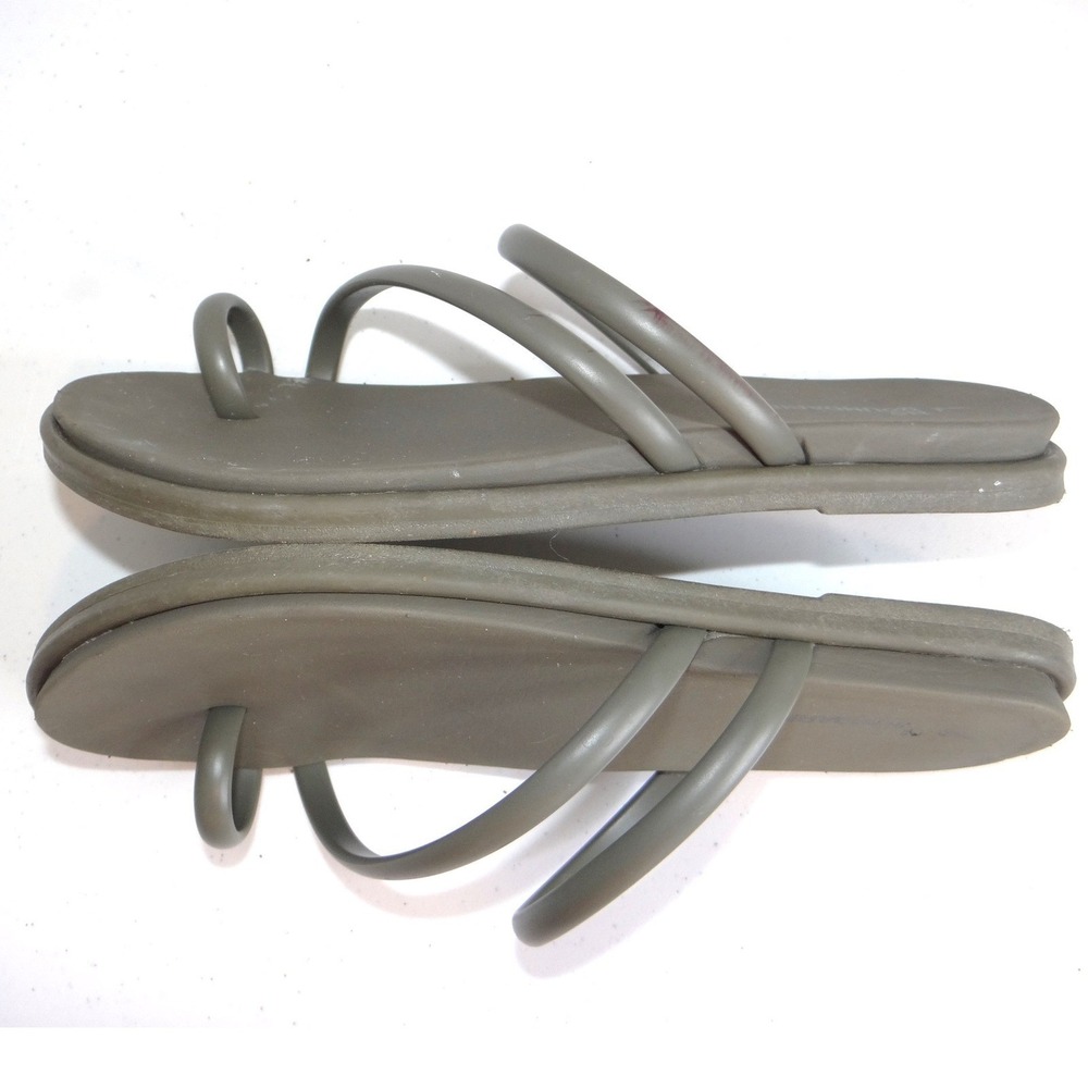 Toe Sandals Slate Grey Recovery Flip Flops‎ Womens Size 7 - Picture 3 of 7